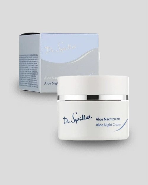 Нічний крем для сухої та чутливої шкіри Aloe Night Cream Dr. Spiller 50 ml