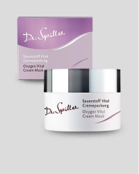 Киснева крем-маска для зволоження та відновлення шкіри Oxygen Vital Cream Mask Dr. Spiller 50 ml