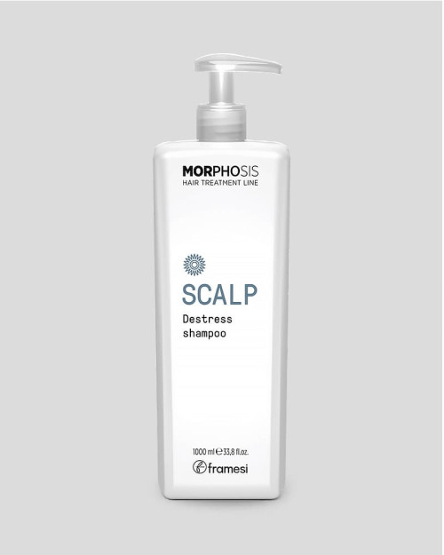 Заспокійливий шампунь для чутливої шкіри голови MORPHOSIS SCALP DESTRESS SHAMPOO FRAMESI 1000 мл.
