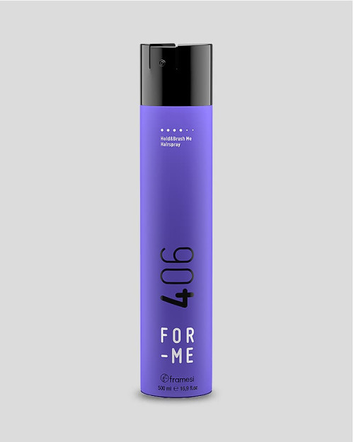 Лак для волосся сильної фіксації FOR-ME 406 HOLD&BRUSH ME HAIRSPRAY FRAMESI 500 мл.