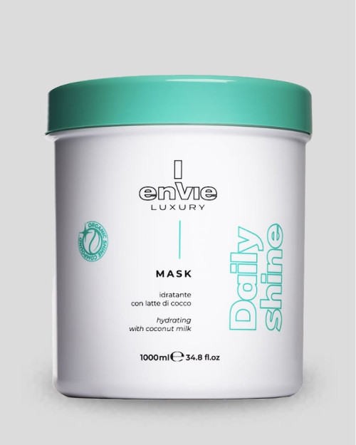 Маска ежедневная для блеска волос с кокосом Envie Luxury Daily Shine Hydrating Mask 1000 мл.