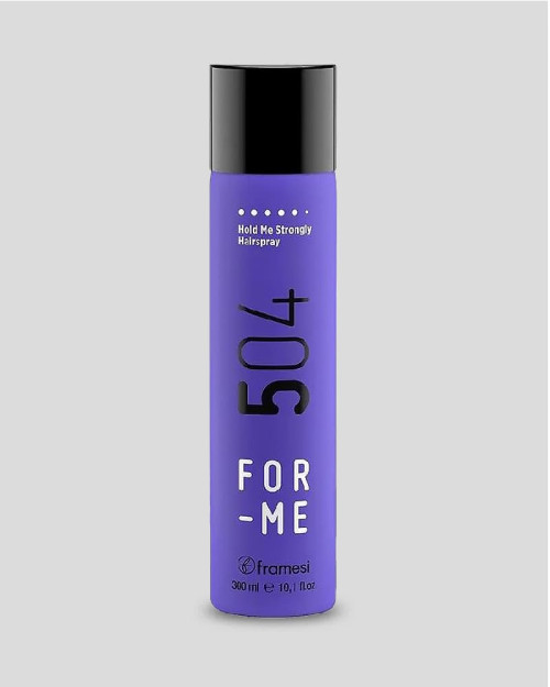 Неаерозольний лак для волосся сильної фіксації FOR-ME 504 HOLD ME STRONGLY HAIRSPRAY FRAMESI 300 мл.