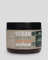 Маска зволожуюча для сухого і кучерявого волосся Envie Frizzy&Dry Mask Vegan 500 мл.